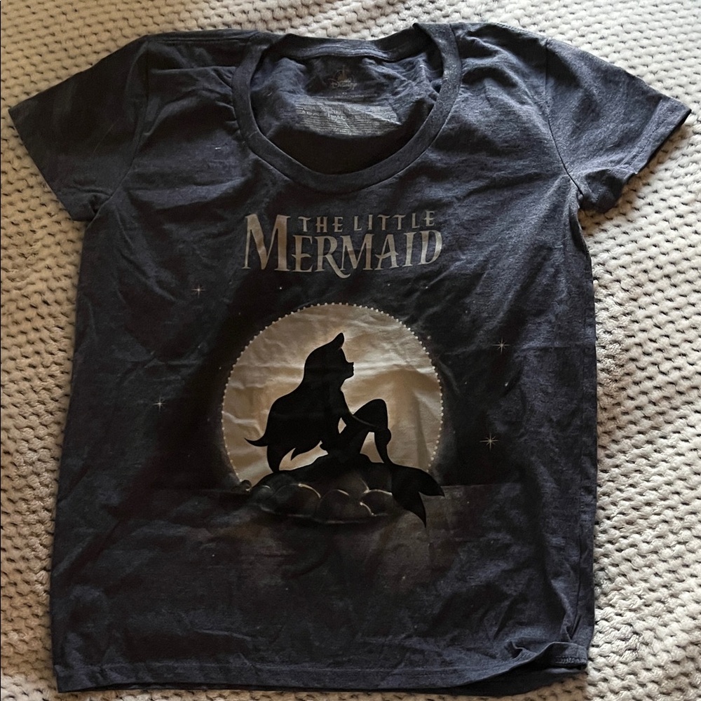 Disney The Little Mermaid Black T-Shirt